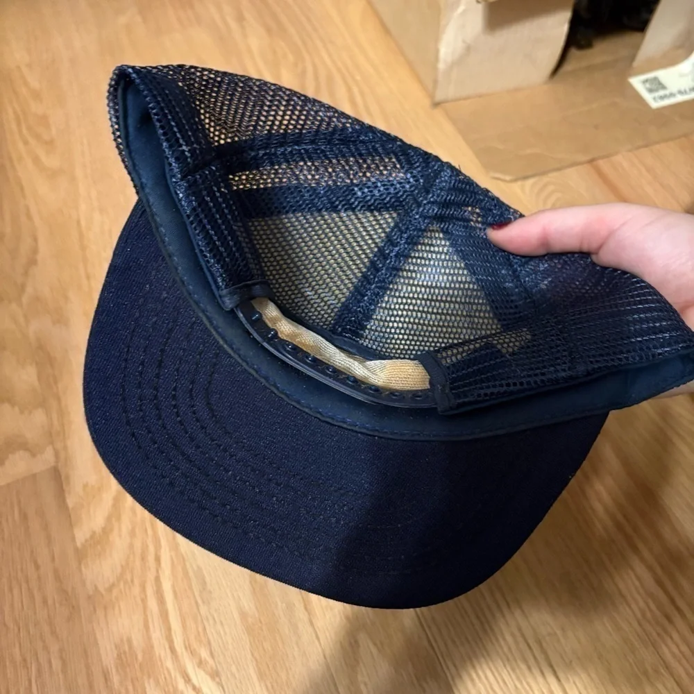 Vintage Lancaster Ford Tractor The Reliables Mesh Snap Back Trucker Hat Blue